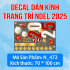 Decal Noel 472 -Qủa châu  - 1