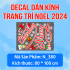 Decal Noel combo 1- Tuần lộc trắng  - 1