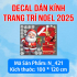 Decal Noel combo 12- Noel xanh - 3