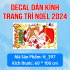 Decal Noel  combo 123 - Cặp đôi người tuyết - 1