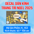 Decal Noel combo 127 - 3