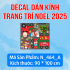 Decal Noel combo 139 - 2