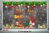 Decal Noel combo 15 - Nguyệt quế và quả châu -