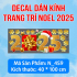 Decal Noel combo 21- Qủa châu - 1