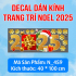Decal Noel combo 4 - Tuần lộc - 1