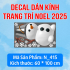 Decal Noel combo 7 - Cặp đôi người tuyết - 4