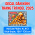 Decal Noel combo 7 - Cặp đôi người tuyết - 6