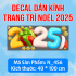 Decal Noel combo 76 - 1