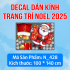 Decal Noel combo 8 - Ông già Noel  - 5