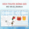 Decal Noel dây treo hoa tuyết - 1