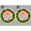 Decal Noel-Gia đình người tuyết đón noel 5 - 4