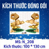 Decal Noel-Làng thông và bông tuyết trắng - 1