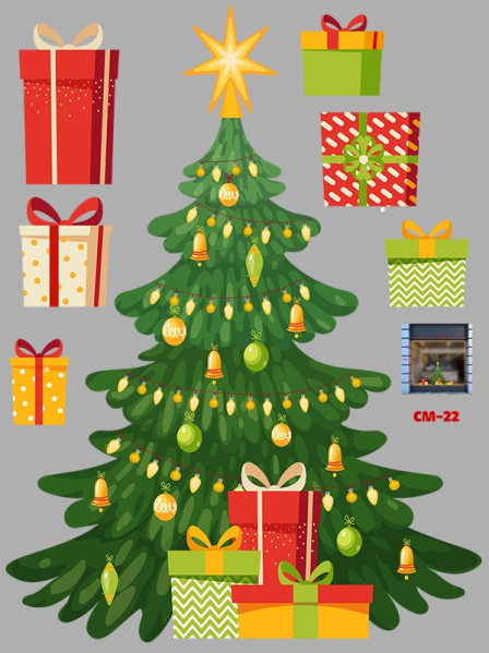 Decal Noel-Lấp ló, vui mừng đón giáng sinh - 4