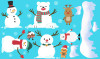 Decal Noel-Người tuyết - 1