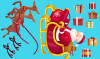 Decal Noel-ông già cưỡi xe và cây thông - 2