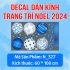 Decal Noel-cây thông xanh và tuyết - 2