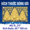 Decal Noel-Sắc vàng giáng sinh - 1