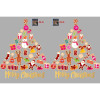 Decal Noel-Tháp quà giáng sinh - 1
