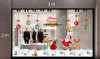 Decal Ông già Noel,tuần lộc và túi quà - 3