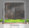Tết trung thu - Chân tường cỏ xanh hoa sắc màu -