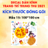 Tết trung thu combo 15 - Thỏ vui đùa cùng trăng vàng  - 1