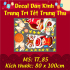 Tết trung thu combo 15 -Thỏ vui đùa - 2