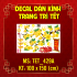 Tết xuân -cành hoa mai vàng  - 4