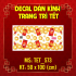 Decal Tết xuân 2025  - Combo 33 - 4