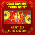 Decal Tết xuân 2025 -Combo 16 - 2