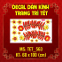 Decal Tết xuân 2025  -combo 19 - 1