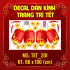 Decal Tết -Tết 201 lồng đèn đỏ - 1