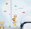 Decal dán thước đo chiều cao hươu khỉ, chi tiết rời, dán phòng bé, tại TPHCM -