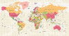 Tranh bản đồ thế giới dán tường văn phòng, công ty đẹp giá rẻ - 1
