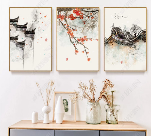 Tranh bộ 3 vẽ nghệ thuật - 3