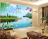 Tranh cảnh đầm sen 3D - 1