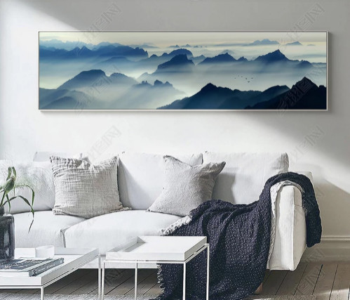 Tranh cảnh những ngọn núi -