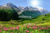 Tranh cảnh Savoy Alps-Châu Âu - 
