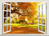 Tranh cửa sổ mùa thu  - 
