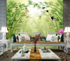 Tranh 3d rừng trúc xanh -