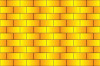 Tranh dán tường gạch vàng 3D - 