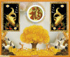 Tranh phòng thờ đôi cá chép vàng - 1