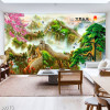 Tranh vạn lý trường thành và cành hoa hồng - 1