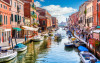 Tranh đảo murano ở Venice ,Ý - 