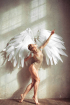 Tranh nữ thần và đôi cánh thiên thần dán tường - 3