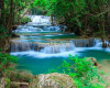 Tranh thác nước Huay Mae Kamin Kanjanaburi Thái Lan - 