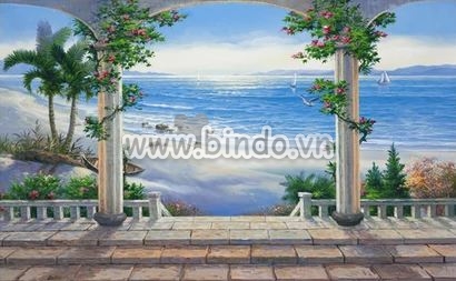 Tranh vẽ cảnh biển -