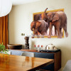 Decal cửa sổ 3d voi dán trang trí quán, dán tường đẹp - 3