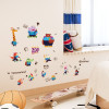 Decal dán vườn thú 22, dán theo sở thích, trường mầm non, TPHCM  -