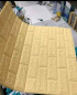 Xốp dán tường vàng kem dày 4mm (70cm x 77cm) - 1