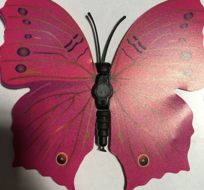 Decal dán bướm 3d bộ 12 con số 14 (có nam châm), phong cách hàn quốc, phòng bé, ở TPHCM  - 2